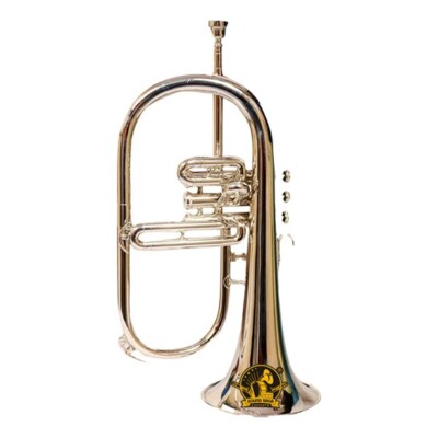 SOUND SAGA  Flugel Horn 3 Valve With All Accessories Including Mouthpiece & Case