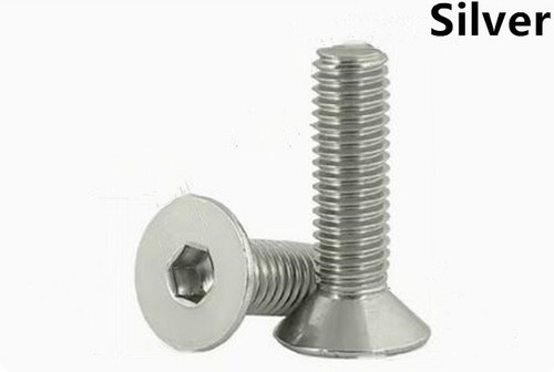 Colorful Aluminum 7075 Hex Socket Countersunk Flat Head Screws M3 M4 - Picture 11 of 25
