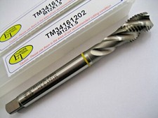 Image of M12 x 1.5 SPIRAL FLUTE TAP FINE PITCH 6H YELLOW RING TM34161202 EUROPA TOOL