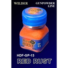 WILDER GUN POWDER LINE PIGMENTI INVECCHIAMENTO MODELLISMO RUGGINE ROSSA GP13