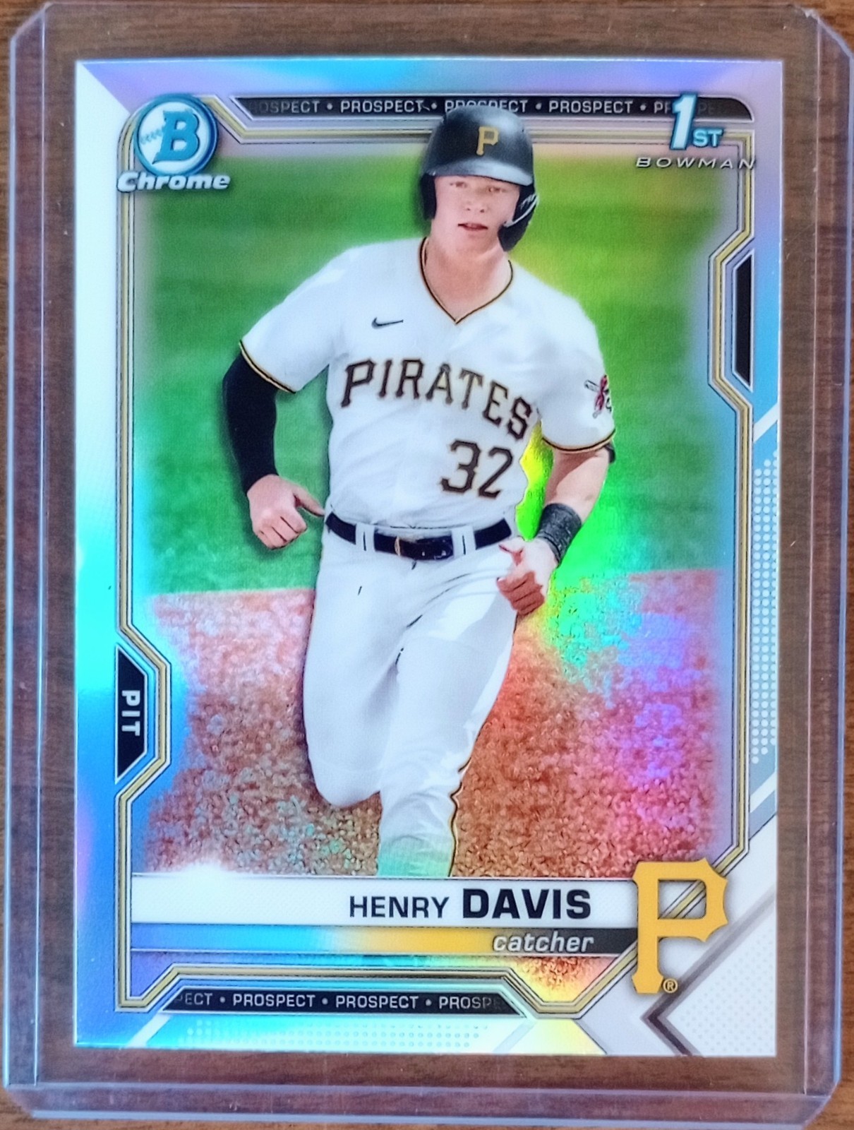 Henry Davis 2021 Bowman Draft Chrome Refractor BDC-48 1st Bowman