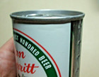 Van Merritt Beer Can SS Steel Bottom Opened — photo 5