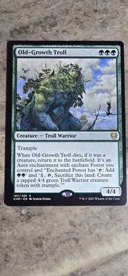 Old-Growth Troll Kaldheim Regular Creature Rare MTG LP 