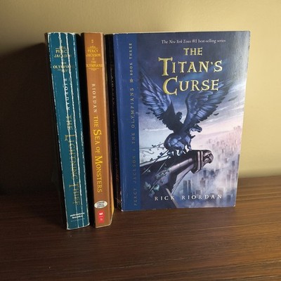 Percy Jackson and the Olympians Series Set 1-3 Rick Riordan 1 2 3 Paperback lot 