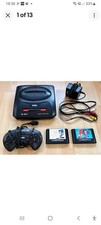 Sega Mega Drive II Console Bundle + Sonic 1 & 2, Ready To Play!!! VGC CONDITION
