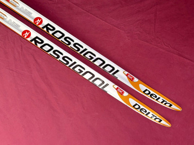 Rossignol SK Delta SKATE 173cm XC SKIS Cross Country Salomon SNS Pilot Binding 