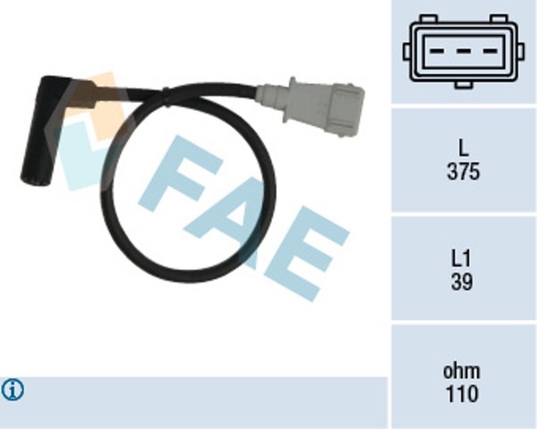 FAE Kurbelwellensensor Impulsgeber 79152 FüR Peugeot 605 Expert 6B CitroËN 1A 1C-image