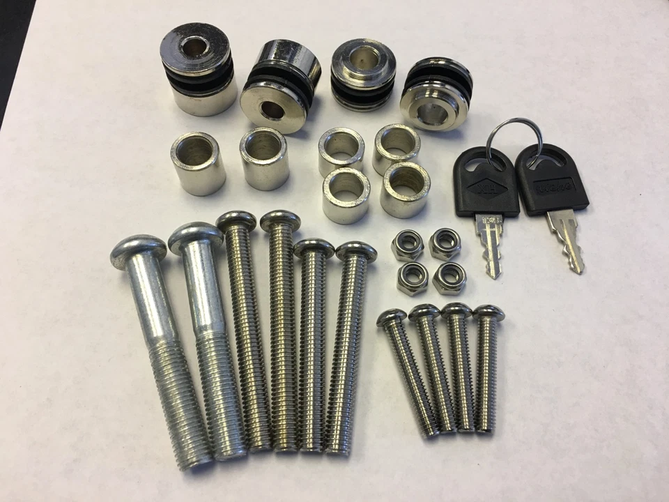 Honda VTX1300C VTX1800C VTX1800F Detachable Sissy Bar Backrest Pad Luggage Rack - Image 3 of 4