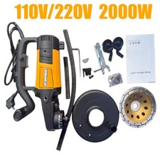Handheld Rough Grinder 2KW Electric Cement Mortar Wall Concrete Floor Plasterer