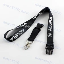 Keychain Lanyard Quick Release Key chain for Acura INTEGRA RSX TSX TL JDM  Black