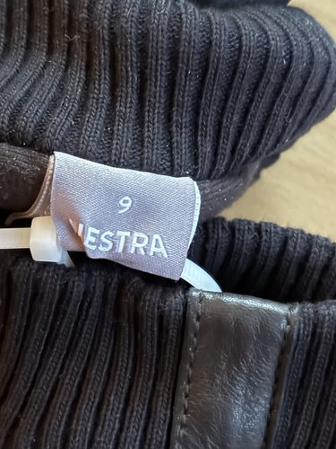 Gant côtelé noir Hestra peau de cerf Primaloft taille 9 - Photo 5/7