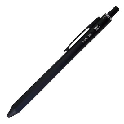 OHTO MS02 3-In-1 Multifunction Pen, Equipped with 1 Count (Pack of 1), Black 