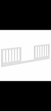 Delta Children Universal Toddler Bed Rail Guardrail Kit White Wood
