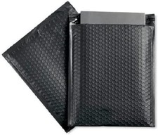 100 0 6x10 Black Poly Bubble Padded Envelopes Mailers Shipping Case 6"x10"