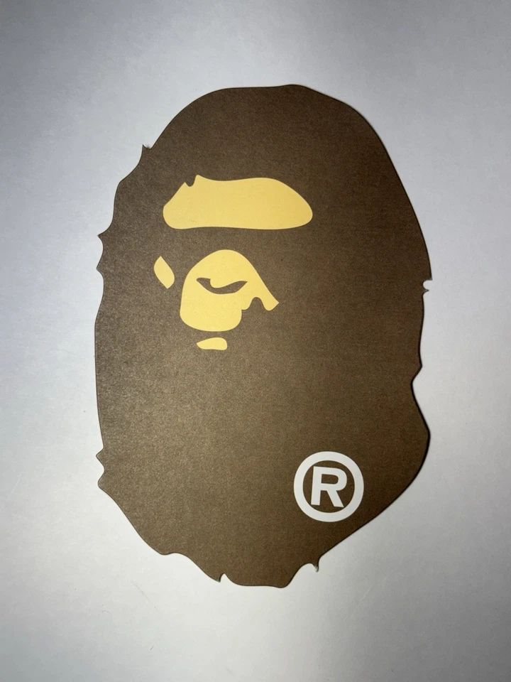 Bolso de zapatos A Bathing Ape Bape para hombre bronceado cubierta antipolvo lona cordón logotipo Foto 4 de 4