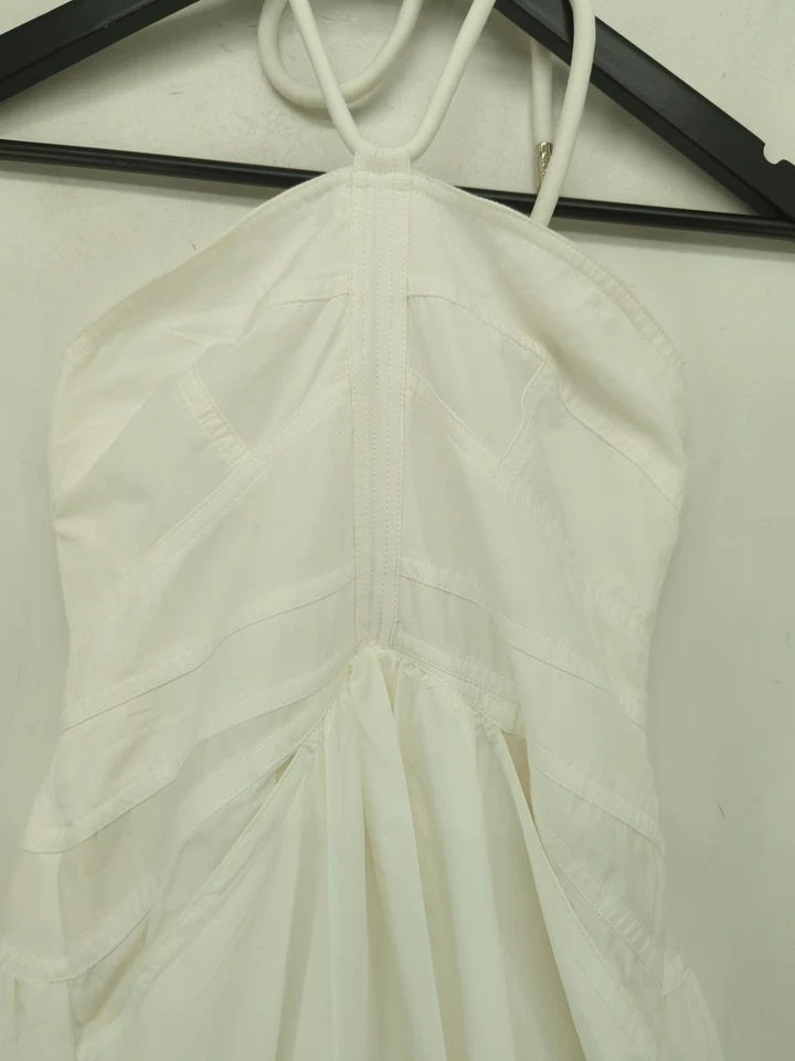 Anthropologie A-Line Maxi Dress XS in White - Image 3 of 4