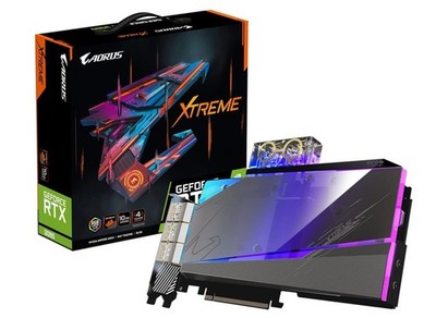 GIGABYTE AORUS GeForce RTX 3080 Xtreme WATERFORCE WB 10G Graphics Card