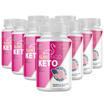 Slimingo Keto-  Keto & Weight Support- 10 Bottles- 600 Capsules