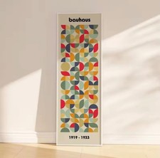 Large Bauhaus Canvas Wall Art Print Poster Style Retro Home Decor #611