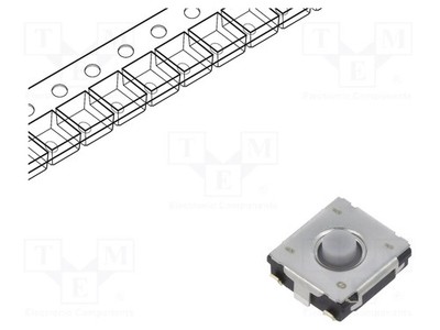 SMD Mikroschalter TACT SPST Fehlen Pos: 2 EVQP0 0,02A/15VDC