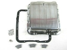 Aluminum Gm Chevy 700r4 4l60 Finned Transmission Oil Pan Polished Cast Wbolts Aluminum Gm Chevy 700r4 4l60 Finned Transmission Oil Pan Polished Cast Wbolts