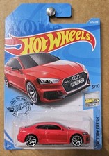 HOT WHEELS 2019 - AUDI RS5 COUPE [RED] NEAR MINT VHTF CARD GOOD COMBINED POST 