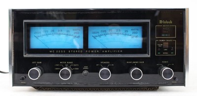 McIntosh MC2255 Stereo Power Amplifier Good Condition Working w/ Manual