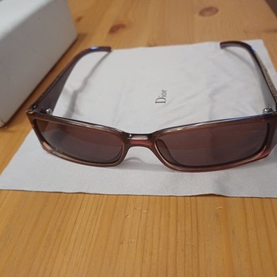 Y2K ORIGINAL Christian Dior DIORLIGHT/S T62 Crystal Accent Black Sonnenbrille 52 mm
