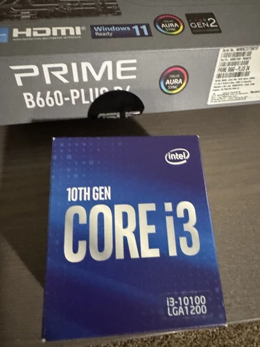 Intel Core i3-10100 Processor (4.3 GHz, 4 Cores, Socket LGA1200, Tray) -...