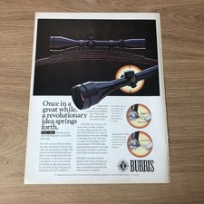 GUNS112 MAGAZINE ADVERT 12X9 BURRIS SCOPES WITH POSI-LOCK