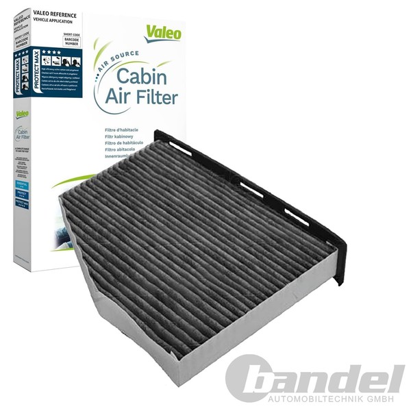Valeo AKTIVKOHLE-INNENRAUMFILTER Passend FüR Audi A3 Q3 TT Seat Alhambra Altea L-image