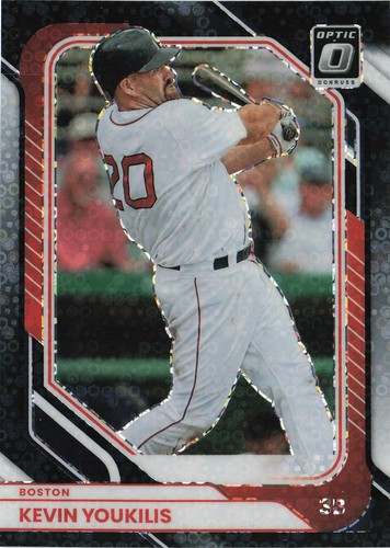 Kevin Youkilis [Black Pandora Optic] #52 2026 Panini Donruss card