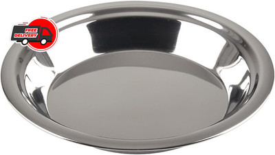 Lindy's - 5M871 Lindy's Stainless Steel 9 Inch Pie Pan, Silver