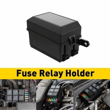 Relay Box with 6 pcs 4 Pin 6 Relays pcs ATC/ ATO Blade for Auto Car Marine Boat