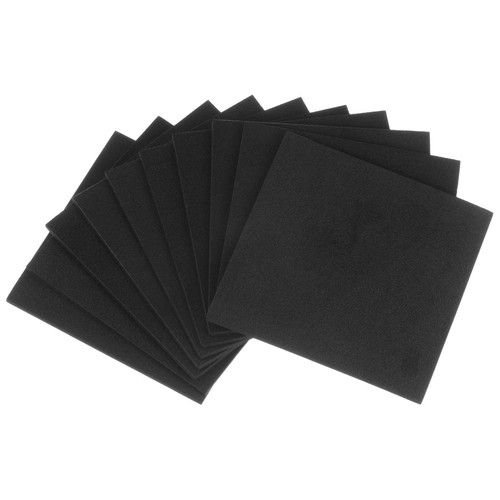 10 Stück Gummi Polster Blätter 1/8" dick x 4" lang quadratisch Neopren Schaumstoff Blatt - Bild 1 von 7
