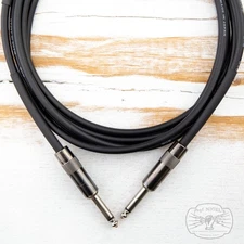 Prof. Nigel's USA Made 1/4" Instrument Cable (Black w/ Silver) Canare GS-6