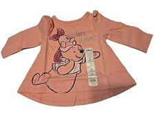 NWT Disney Jumping Beans Winnie The Pooh Girls Long Sleeve Pink Tee 3 Months