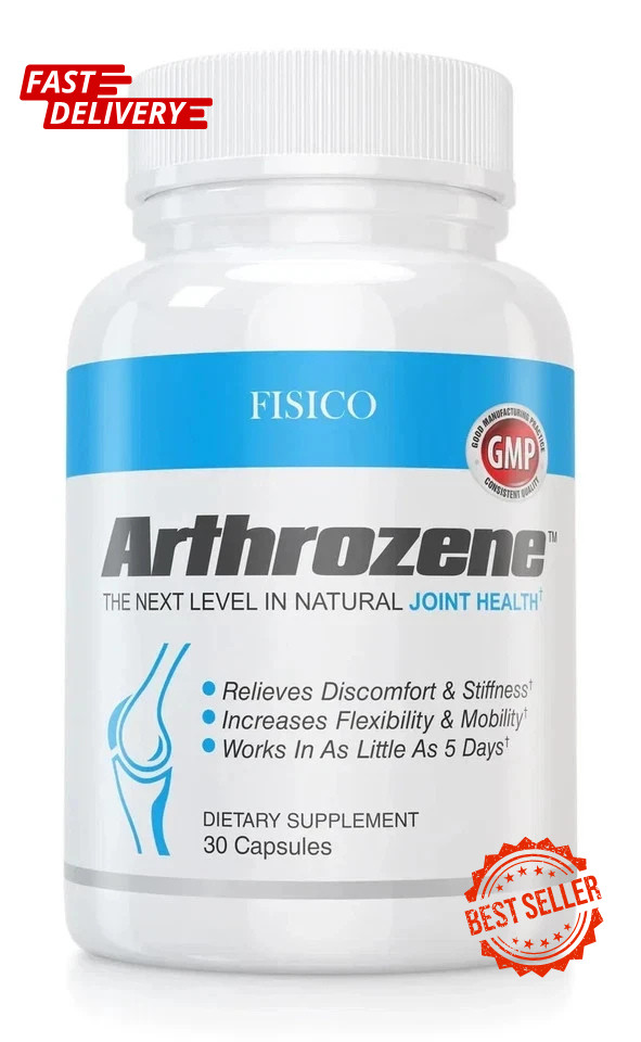 Fisico Arthrozene Natural Joint Health Supplement 30 Capsules - Exp 2028