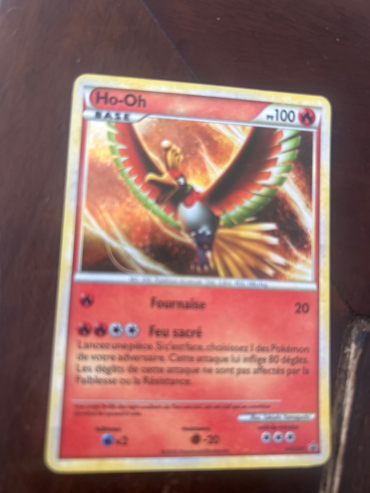 POKEMON HEARTGOLD BLACK STAR PROMO HO-OH #HGSS01 HOLO FOIL PSA 8 NM-MT