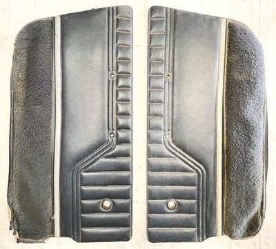 Jeep CJ7 limited interior door panel slate blue set w/ handles FREE SHIP !