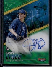 2021 Bowman's Best #B21-DLY Daniel Lynch Best of 2021 Autographs Green #/99