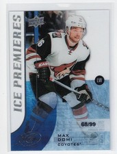 MAX DOMI 2015-16 UPPER DECK ICE PREMIERES ROOKIE 68/99 #196! TOUGH CARD!