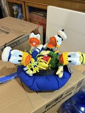 Disney 65th Donald Duck Bean Bag Plush Set New 65 Fiesty Years