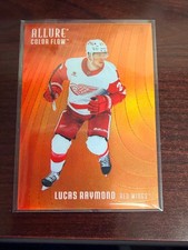 2025-26 Upper Deck Allure Color Flow Red-Orange #CF-15 Lucas Raymond