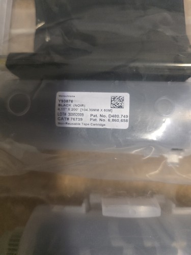 GlobalMark 76739 76741 Series R10000 Nastro per stampante antimacchia, bianco e nero - Foto 4 di 5