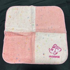 Minnie Mouse Mini Towel Handkerchief 20x20cm Unused Tokyo Disney Resort