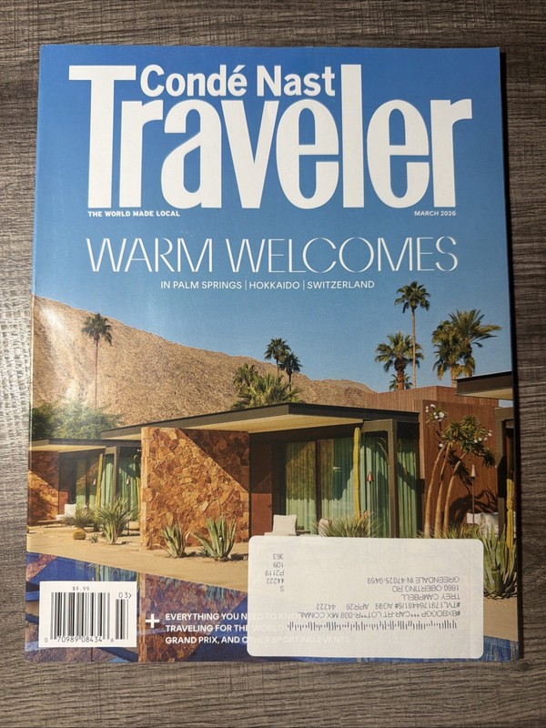 Conde Nast Traveler Magazine -Warm Welcomes