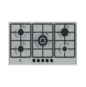 VEDERE IN DESCRIZIONE Piano cottura STAYLUX da Incasso a Gas 5 fuochi 90 cm Inox/Ghisa M9-50BTF