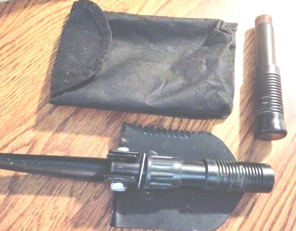 Stansport G.I. "Pala y pala estilo 16"" con estuche (se desmonta a 6"" x 3,75")" Foto 2 de 4