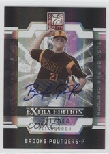 2009 Donruss Elite Extra Edition 731/844 Brooks Pounders #19 Auto 2u3